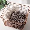 Chenille Hand Towel with Hanging Strap Highly Water Absorbent Soft Superfine Fiber Thickened Reusable Kitchen Bathroom Cleaning Wipe Towel