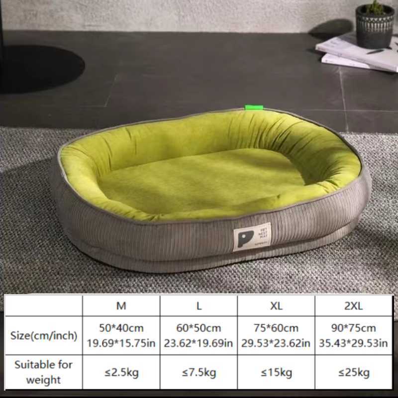 

Upgrade Runway Pet Cooling Bed - Four Seasons Universal Cat Kennel Dog Bed, Soft for Small/Medium/Large Dogs Comfortable Pet Pad S зелёный