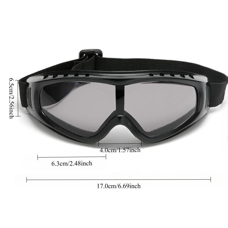 Nicht-polarisierte Sichere Schutzbrille für Arbeit Outdoor Radfahren Winddicht Schlagfest Kopfmontiert Erwachsene Männer Frauen Skibrillen