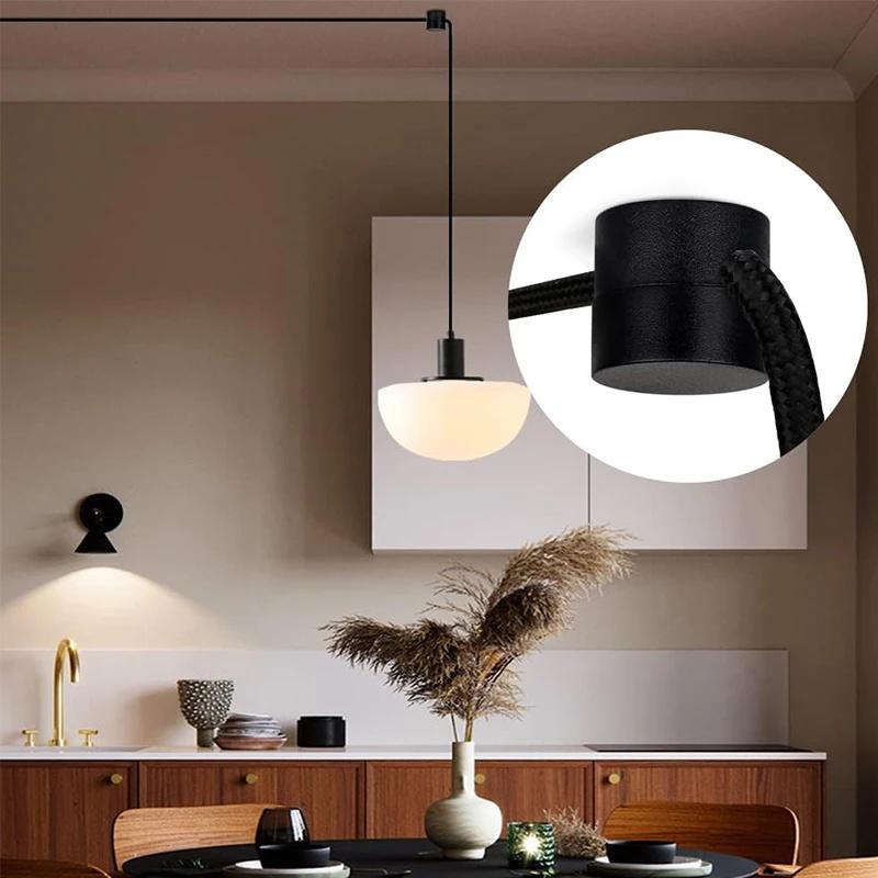 1 Peça Organizador de Clipes de Cabo Gancho Swag Para Ganchos de Luz de Teto Para Fio de Lâmpada Alívio de Tensão de Fio Elétrico DIY Fixação de Lustre