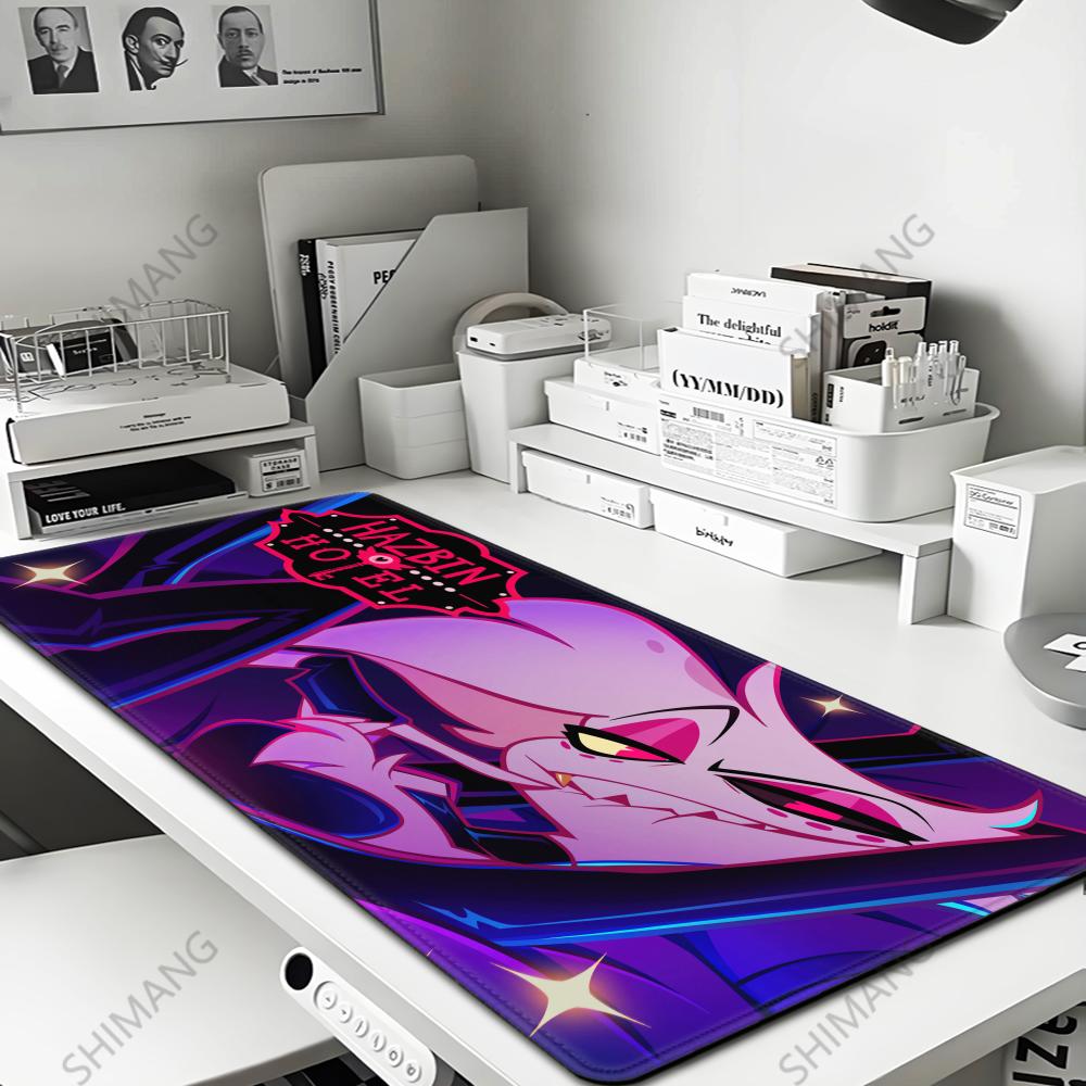 HD XXL Anime Gaming Mouse Pad Rug Hazbin Hotel XCM Game Computer PC Accessories Tabletop Keyboard Pads Coaster Gamer Carpet