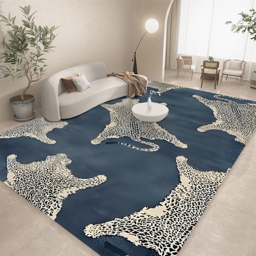 Tapis Tigre Tibétain Tapis de Zone Tapis Tigre Africain Pendaison de Crémaillère pour Buanderie Couloir Salle de Bain Cuisine Tapis de Sol Ménage Décoration Intérieure