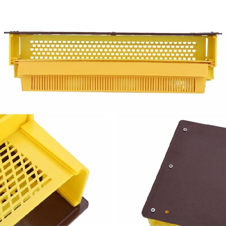 Heavy Duty Beekeeping Pollen Collector Plastic Construction Ventilated Removable Tray Easy Clean Accessory
