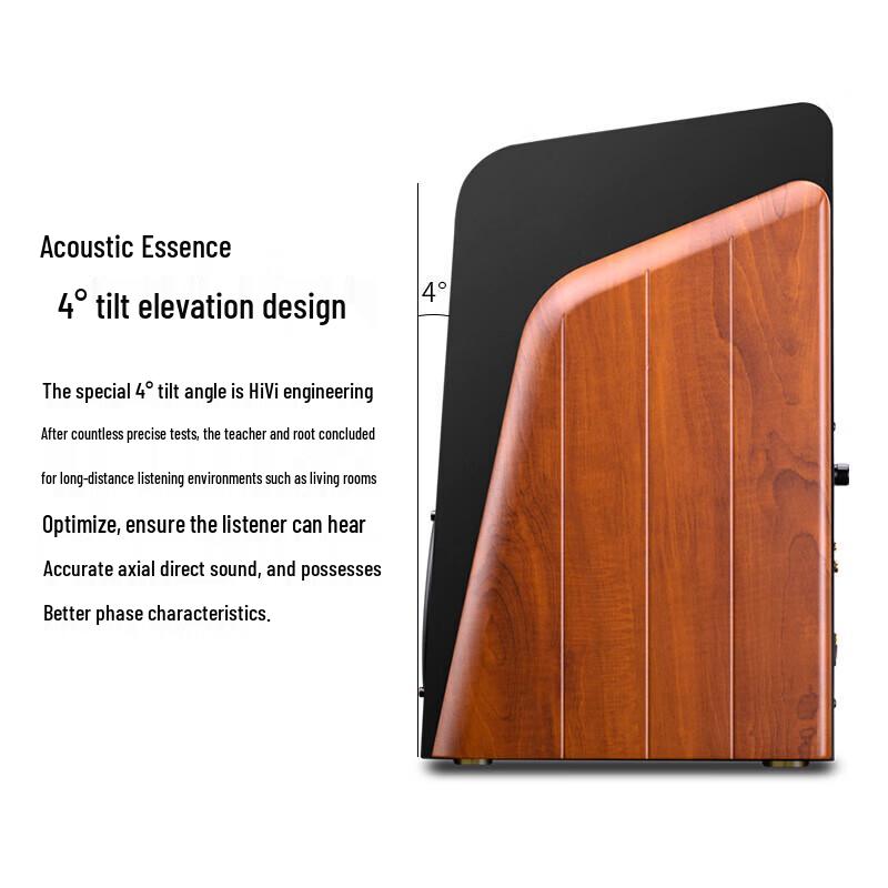 HiVi M300MKII Active HiFi Bluetooth Speakers with Diva Stands CN plug (adapter included)