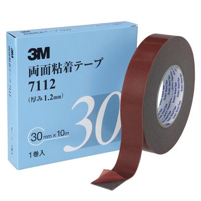 3M Adhesive Tape 30mm Wide X 7112 30 AAD Double-Sided 7112, 10m,