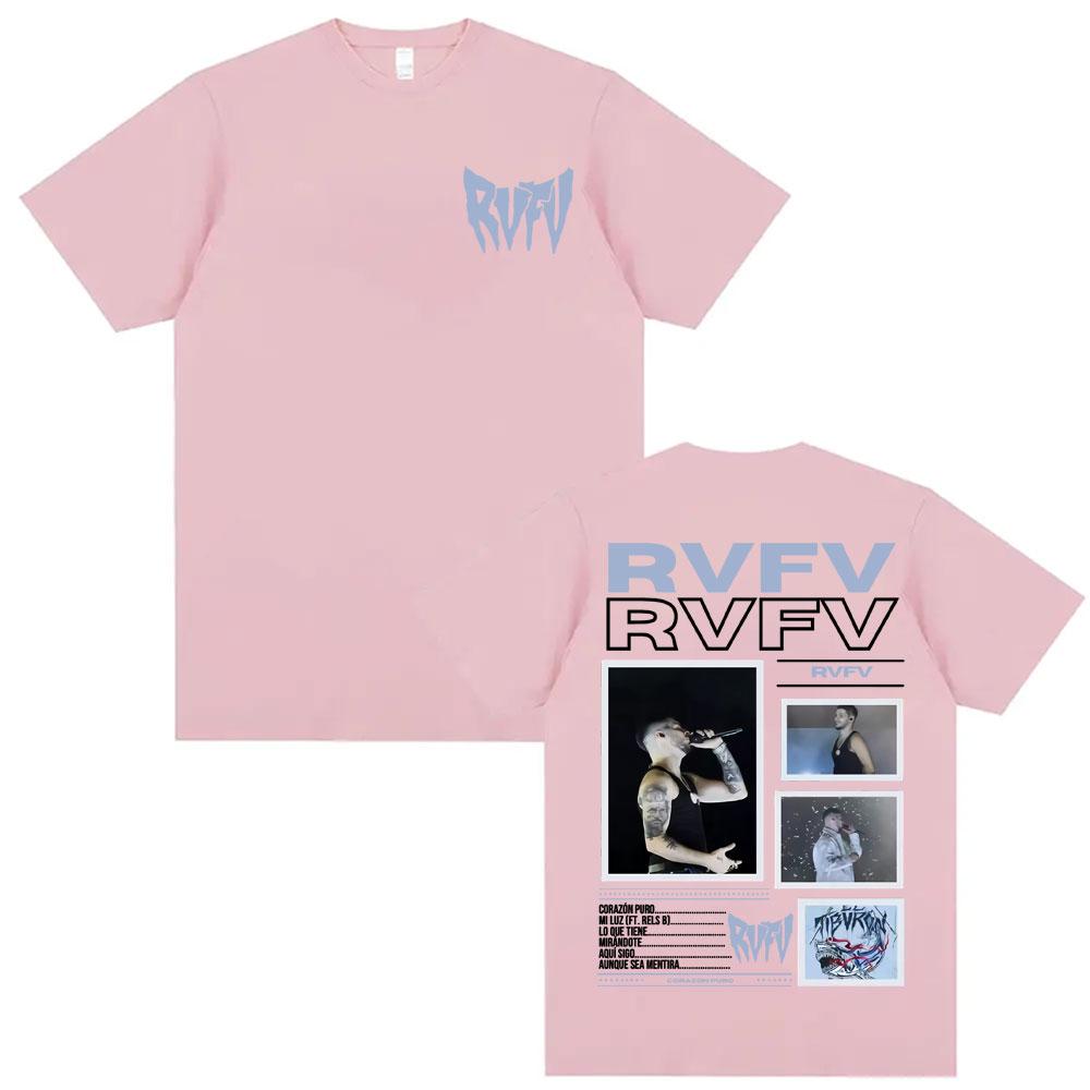 RVFV Eltiburon Tour 2025 Merch Rap T-shirt, Vintage Harajuku Men's and Women's 2025 Summer Pure Cotton 100% Printed T-shirt