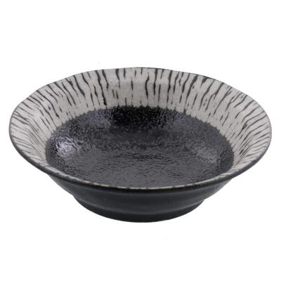 EAST table Obstschale, 14 cm, Öltropfen, Schwarz, kt-014, hergestellt in Japan, kleine Schale, japanisches Geschirr, spülmaschinenfest, mikrowellengeeignet