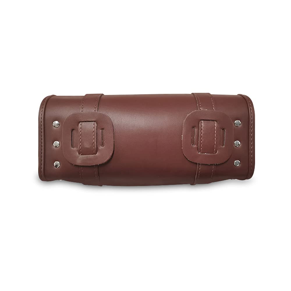 BAOQI Tool Bag for Motorcycles, Tool Holder, Accessory Case, Waterproof, Leather, Capacity 1.9 Gal