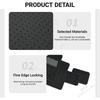 Universal Car Floor Mats PVC Material Non Slip Wearproof Easy Clean Velcro Backed for Interior Protection Decoration Car Mats