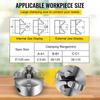 SucceBuy K72-125 Lathe Chuck 5 Inch 4-Jaw Independent Reversible Jaw Metal Lathe Chuck Turning Machine Accessories Lathes Use Tire Chucks 1