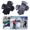 Fashion Waterproof Ski Gloves Warm Thermal Comfortable Snow Gloves Fleece Lined Winter Gloves Running