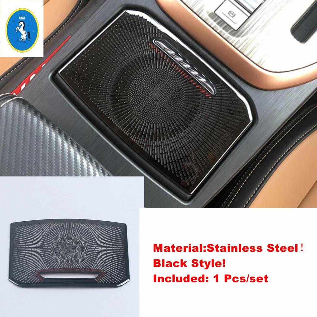 For Haval Jolion 2024 Stainless Steel Car Central Storage Storage Box Loudspeaker Panel Cover Trim Accessories