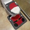 Christmas Gnome Toilet for Seat Cover Rug Set Home Bathroom Toilet Decor