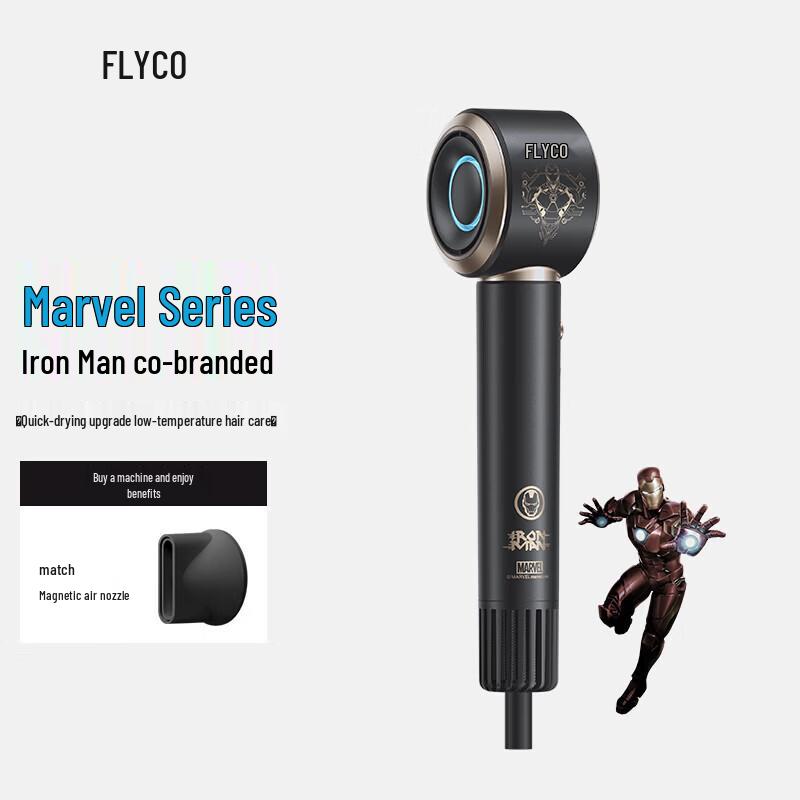FLYCO High-Speed Negative Ion Hair Dryer CN plug (adapter included)