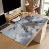 The Pattern Depicts Majestic White Dragon Spreading Its Wings Soaring High Above The Clouds Alfombrilla RatN Mouse Pad Grande