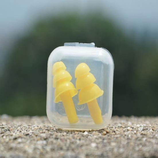 Tragbare Silikon Kinder Kinder Schwimmen Dusche Wasserdicht Ohrstöpsel