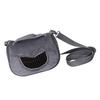 Gray Flannelette Portable Breathable Pet Hamster Carrier Outgoing Bag for Small Pets Guinea Pig
