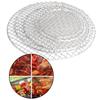 Stainless Barbecue Steel Bbq Grill Roast Mesh Nonstick Round Shape Pan Baking