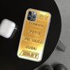Fine Gold Pattern Printing Phone Case Cover for iPhone 11 12 13 Mini 14 15 Plus 16 Pro Max 17 Air 7 8 + SE Art Customized Fundas