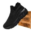 New men's shoes season breathable fly knitting casual large size fly knitting, socks, casual sports shoes running shoes