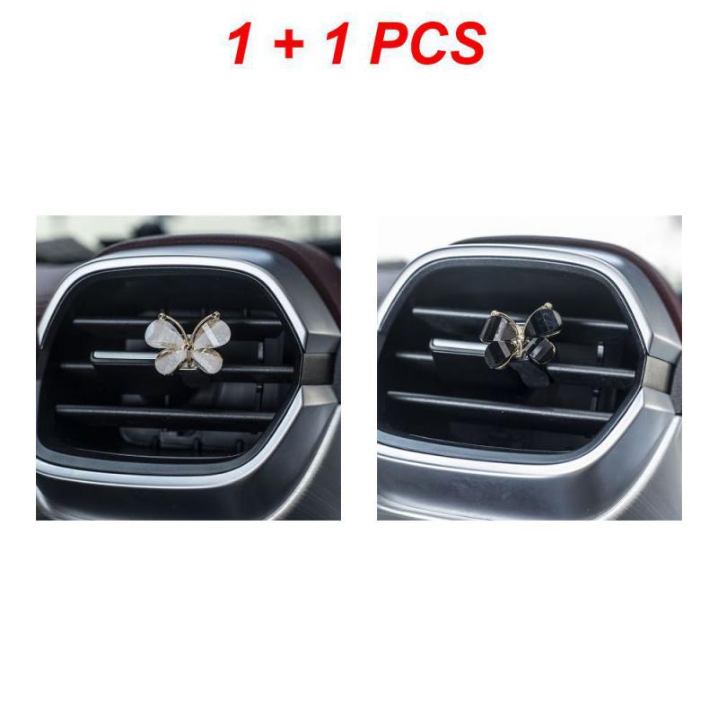 

2/3/4PCS Car Aromatherapy Durable Universal Fine Butterfly Car Perfume Natural Smell Spice Auto Parts Automobile Freshener