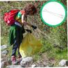 GLEAVI 1 Piece Long Garbage Tongs, Garbage Gripper, Garbage Tongs with Grill Scissors, Outdoor Tool, Garbage Picking Tool, Garbage Tracking