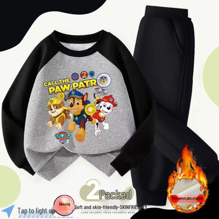 PAW Patrol Leucht-Kapuzenpullover & Raglanärmel Set für Kleinkinder, Herbst/Winter Kollektion 2025