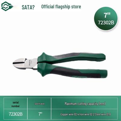 SATA 72302B 7-Inch Labor-Saving Diagonal Pliers