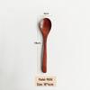 Camphor Wood Japanese Spoon Set: Long Handle, Solid Wood for Soup, Rice, Tea, and Seasoning.