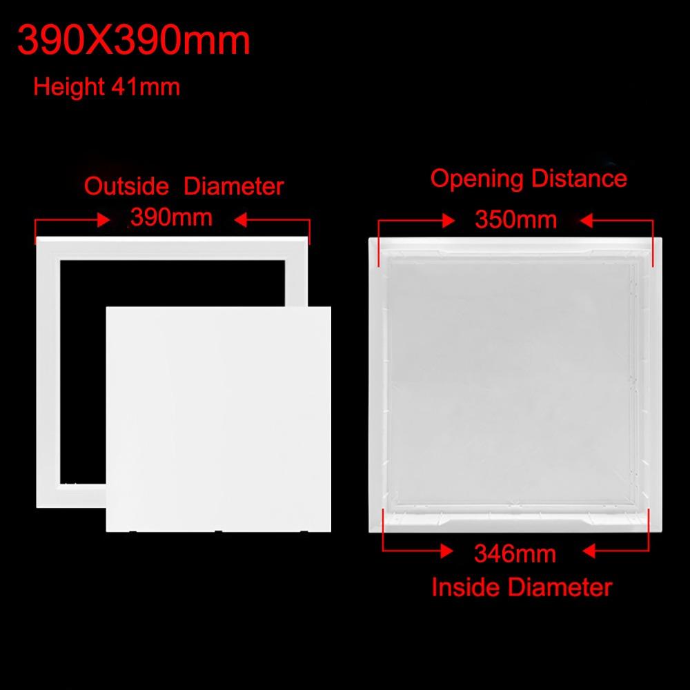 Door Latch White Access Panel Door Plastic Removable Inspection Hole ABS Access Hatch Cover Doors Wall Ceiling