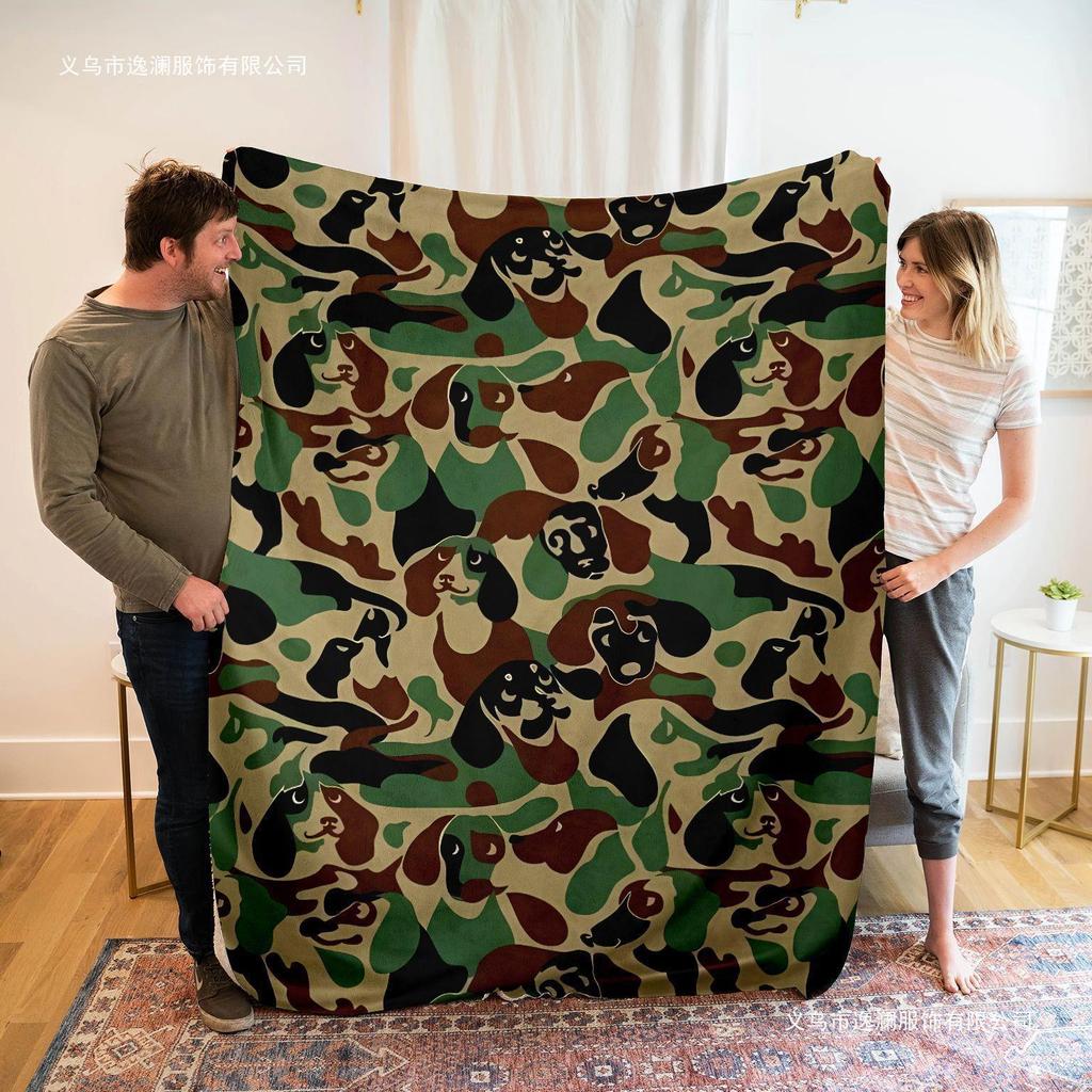 Bemalte Leopard Digitaldruck Polyester Schlafzimmer Samt Flanell Decke Vlies weiche Sofadecken für Betten