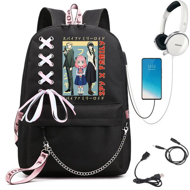 Spy Play House Anime Student School Bag Teen Girl Adult Backpack