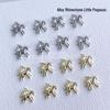 Gold-Plated Unicorn Pegasus Nail Art Decorations - Celebrity Style, Long-Lasting, High-End Feel.