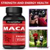 Maca Capsules Contain 120 Capsules of Black Maca Huluba Ginger Which Balance Energy and Enhance Physical Strength