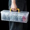Juego de Cajas de Almacenamiento de Piezas de Herramientas de 1/7 Piezas, Organizador de Herramientas con Múltiples Compartimentos, Caja de Clasificación Para Tornillos, Llaves Inglesas, Accesorios de Ferretería, Y Juguetes