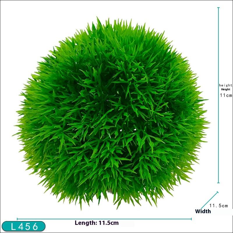 1Pcs Durable Faux Water Plant For Fish Tank Accessories Aquarium Decorative Artificial Aquarium Grass Ball