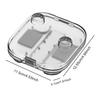 Transparent Storage Shell for Nintendo Switch 2 Anti-drop Console Handle Clear Storage Box with Game Card Slots for Switch 2