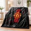 Manchester United bedruckte Flanelldecke Warmer Komfort Bettüberwurf für die Innendekoration zu Hause