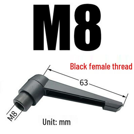 Adjustable Ratchet Handle L-Shaped Wrench with M5/M10/M16 Set Screw 7-Shaped Quick Lock Bolt