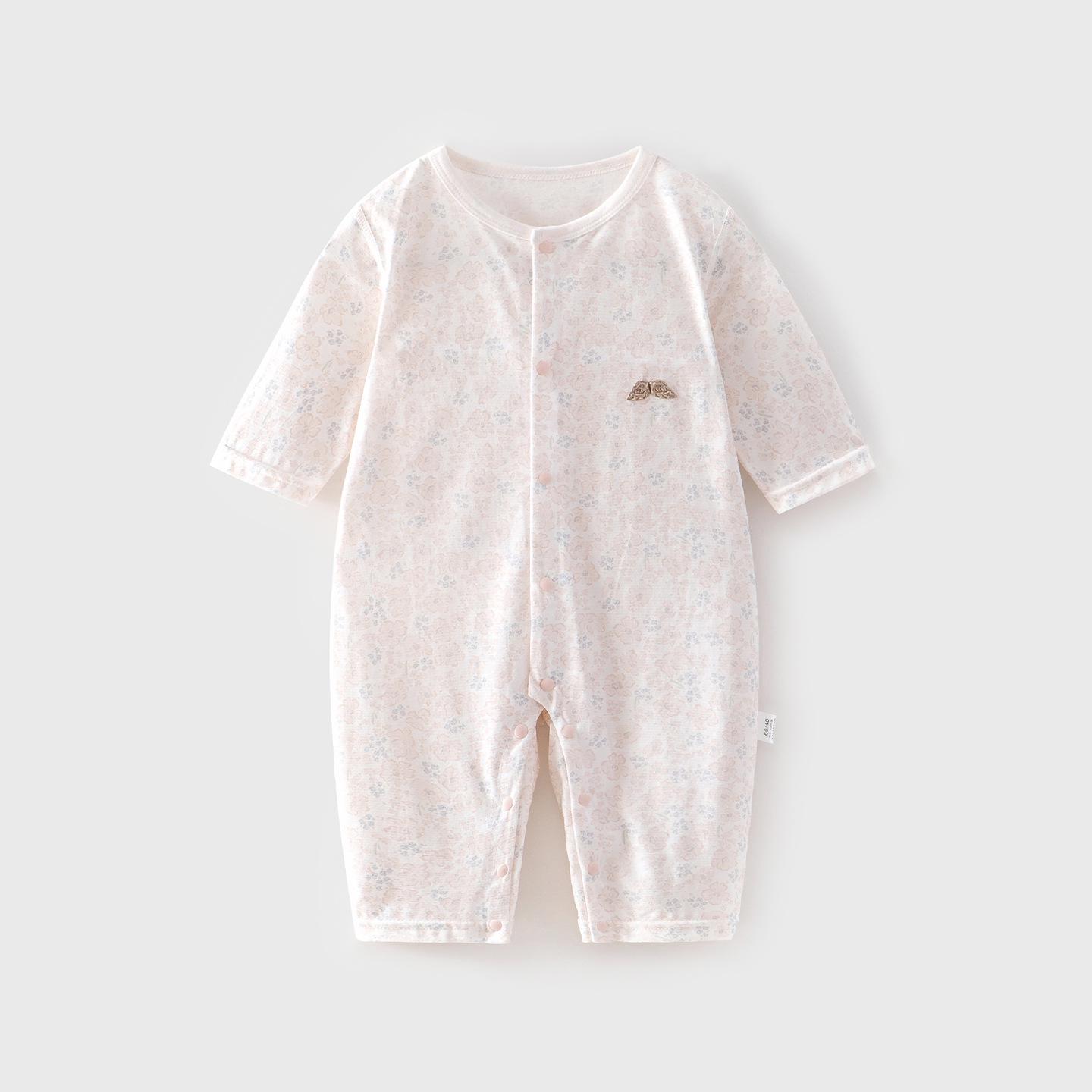 Infant Summer Romper - Lightweight, Boneless, 3/4 Sleeve Onesie for Toddler 73 cm