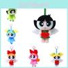 Powerpuff The Girls Blossom Raincoat Plush Toy Backpack Keychain Pendant Cartoon