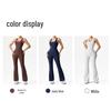 Slimming Yoga Dance Jumpsuit: Body-Shaping, Hip-Lifting, Micro-Flare Fitness Wear