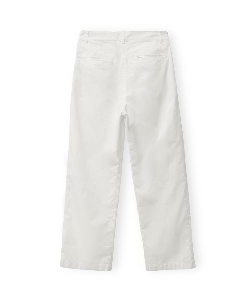 Beulaunyadeu W Washed Two-Tuck Pants, Ivory