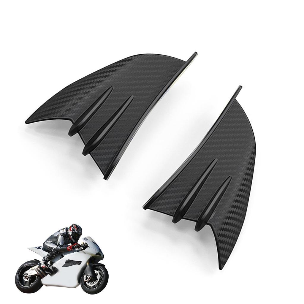 Motorcycle Front Spoiler, Motorcycle Side Spoiler - Motorcycle Fairing Winglet Thick Aerodynamic Winglets Spoiler