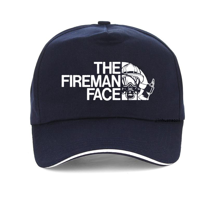 Funny The Firefighter Face Baseball Cap Fireman Gifts Summer Style Adjustable Dad Hat Men Women Snapback Hats