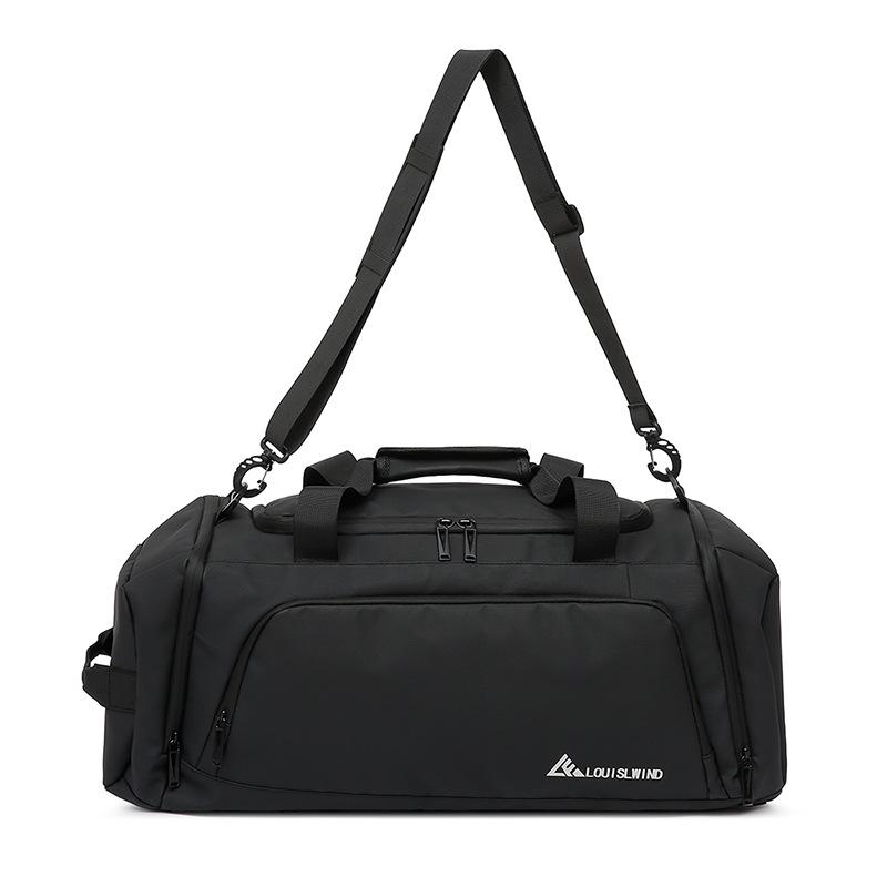 

Extra Large Lightweight Travel & Fitness Bag for Short Trips and Business Boarding чорний