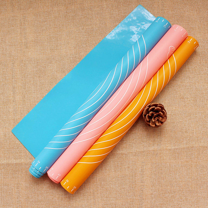 29*26cm New Silicone Mat Baking Cakes Pans 100% Non-Stick Dough Pastry Fondant Rolling Cutting Mat Kitchen Bakeware Tools