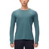 Saucony Moisture Wicking Breathable Solid Color Long Sleeve Knit Shirt Men tops Grass-Green SC2249047B-GE25