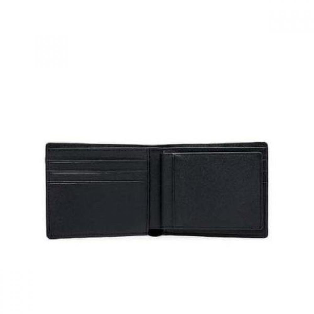 Daks Navy Embossed Leather Mini Dd Logo Wallet Dbwa1e373n2
