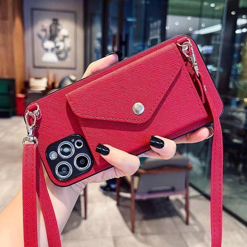 Změna Kapsa na karty Apple 16 Pouzdro na mobilní telefon IPhone15/15promax Messenger 13 Šňůrka 14 Ochrana proti pádu Dámské 11 Pouzdro